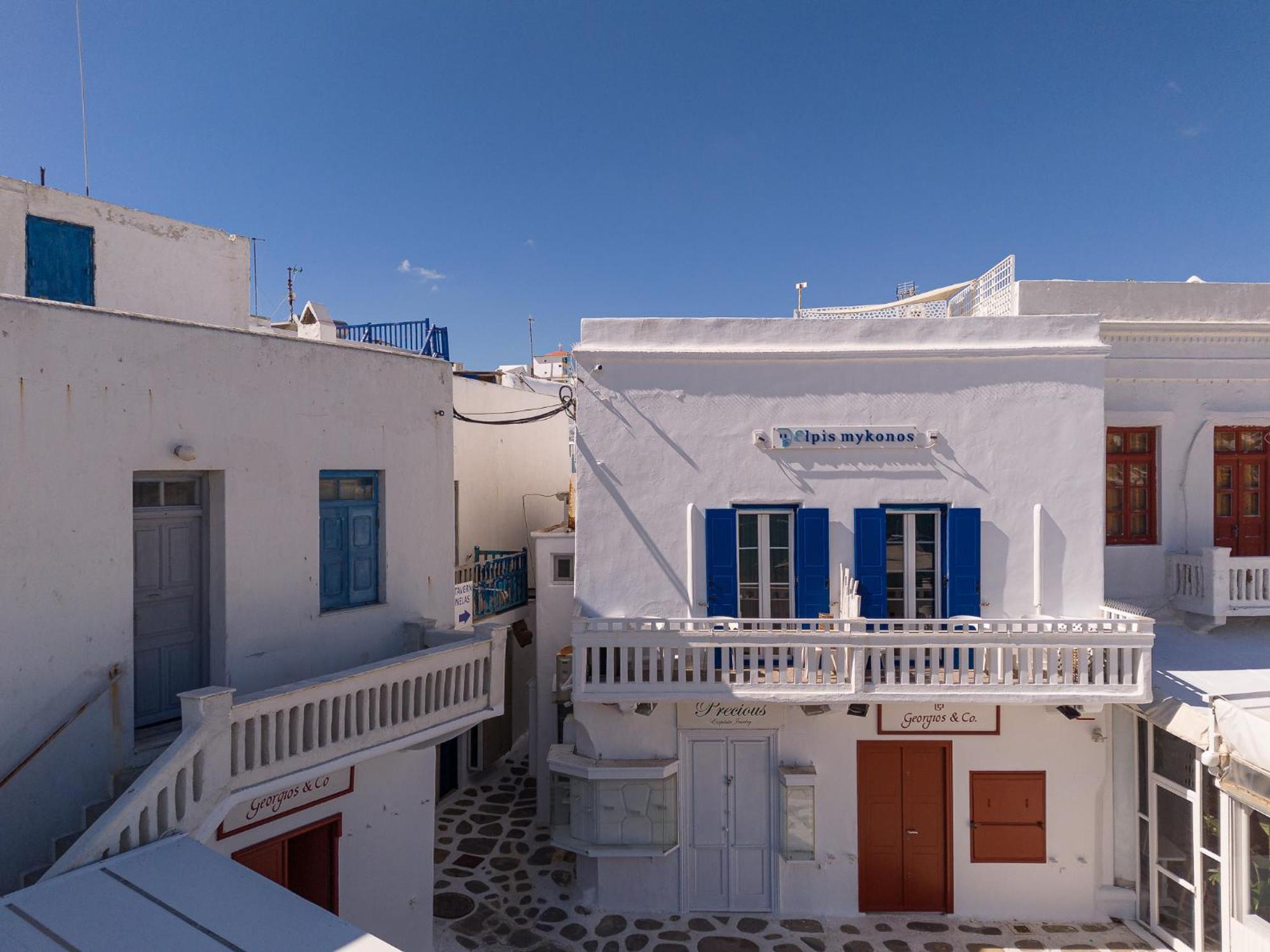 Elpis Mykonos Apartments - Mykonos Town Delos Port Bagian luar foto