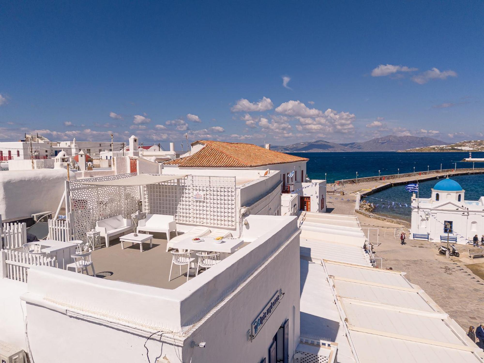 Elpis Mykonos Apartments - Mykonos Town Delos Port Bagian luar foto