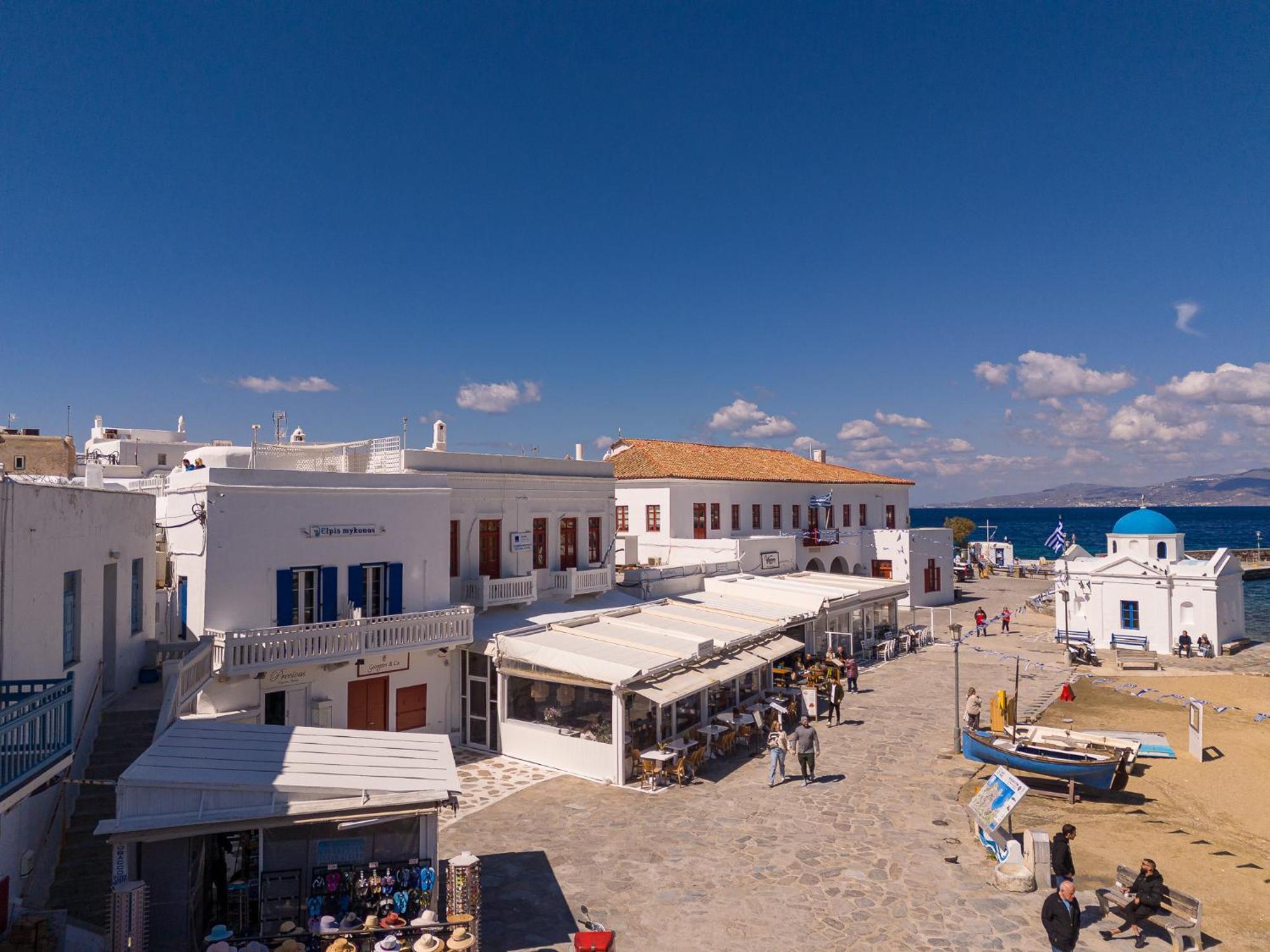 Elpis Mykonos Apartments - Mykonos Town Delos Port Bagian luar foto