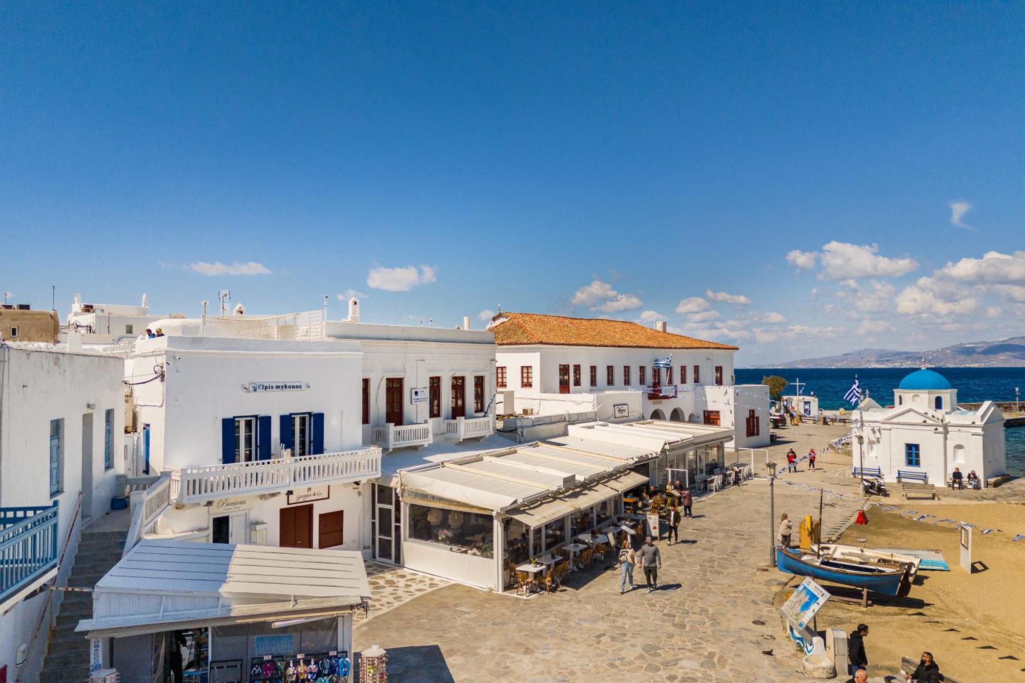 Elpis Mykonos Apartments - Mykonos Town Delos Port Bagian luar foto